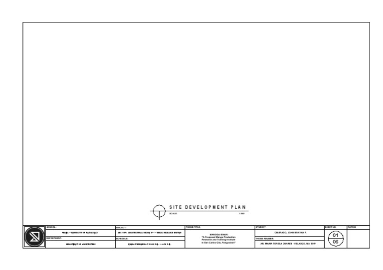 Mango Production Institute Thesis Plan | PDF