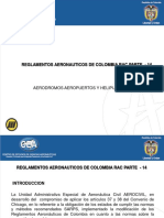 Reglamentos aeronáuticos Colombia RAC-14 aeródromos