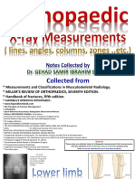 Orthopedic Xray Measurements