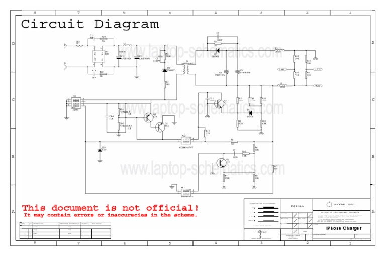 Iphone Charger Circuit Diagram PDF PDF Apple Inc. Steve Jobs