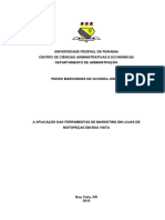 Análise da aplicação de ferramentas de marketing em lojas de motopeças em Boa Vista