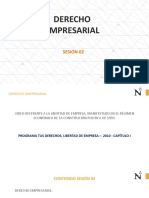 Sesion 02 Derecho Empresarial