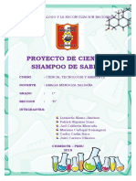 Informe Proyecto de Ciencia Shampoo de Sabila