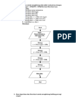 Algoritma dan Flowchart untuk Soal Matematika