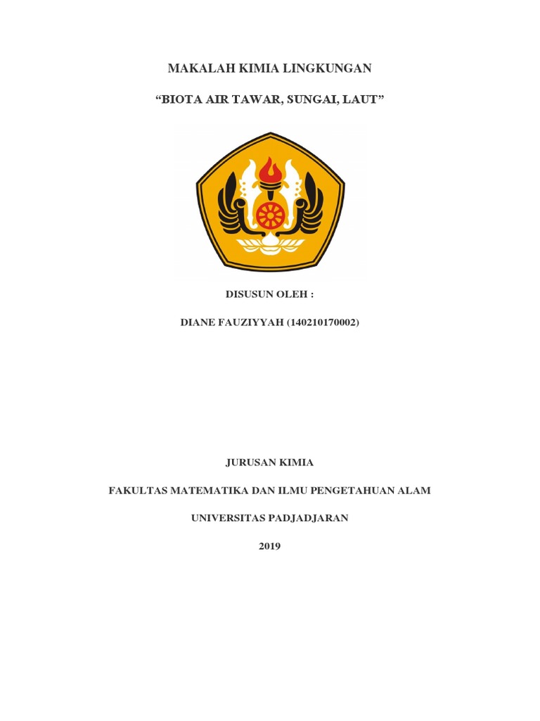 Makalah Kimia Lingkungan Biota Air | PDF | Sains & Matematika