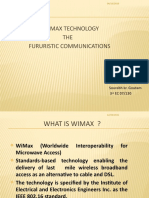 Wimax Technology THE Fururistic Communications: Sourabh Kr. Goutam 3 EC 07/130