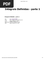 11-Integrais Definidas - Parte 1