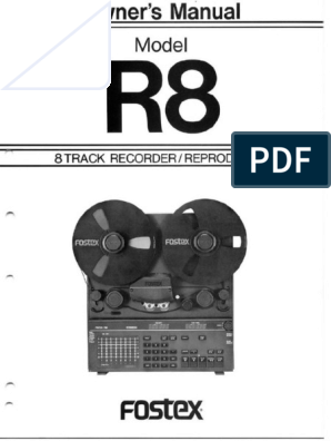 FOSTEX A-8 SERVICE MANUAL Pdf Download