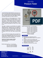 2311fa Pressure Tester