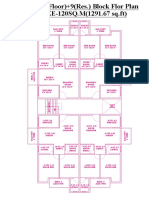 MIG-G (Stilt Floor) +9 (Res.) Block Flor Plan FLAT SIZE-120SQ.M (1291.67 SQ - FT)