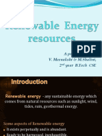 Renewable Energy Sources Presentation