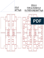 EWS-G+3 Typical Floor Plan FLAT SIZE-41.6SQ.M (447.77sq - FT) EWS-G+3 Ground Floor Plan FLAT SIZE-41.6SQ.M (447.77sq - FT)