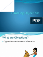 Handling Objections