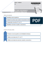 59-LP - MÓDULO ESCRITURA 10 - Primero Medio - Escribir para Informar 1 - Guía