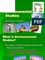 Introduction To Environmental Studies