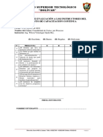 Encuesta Evaluación Instructores Del Curso