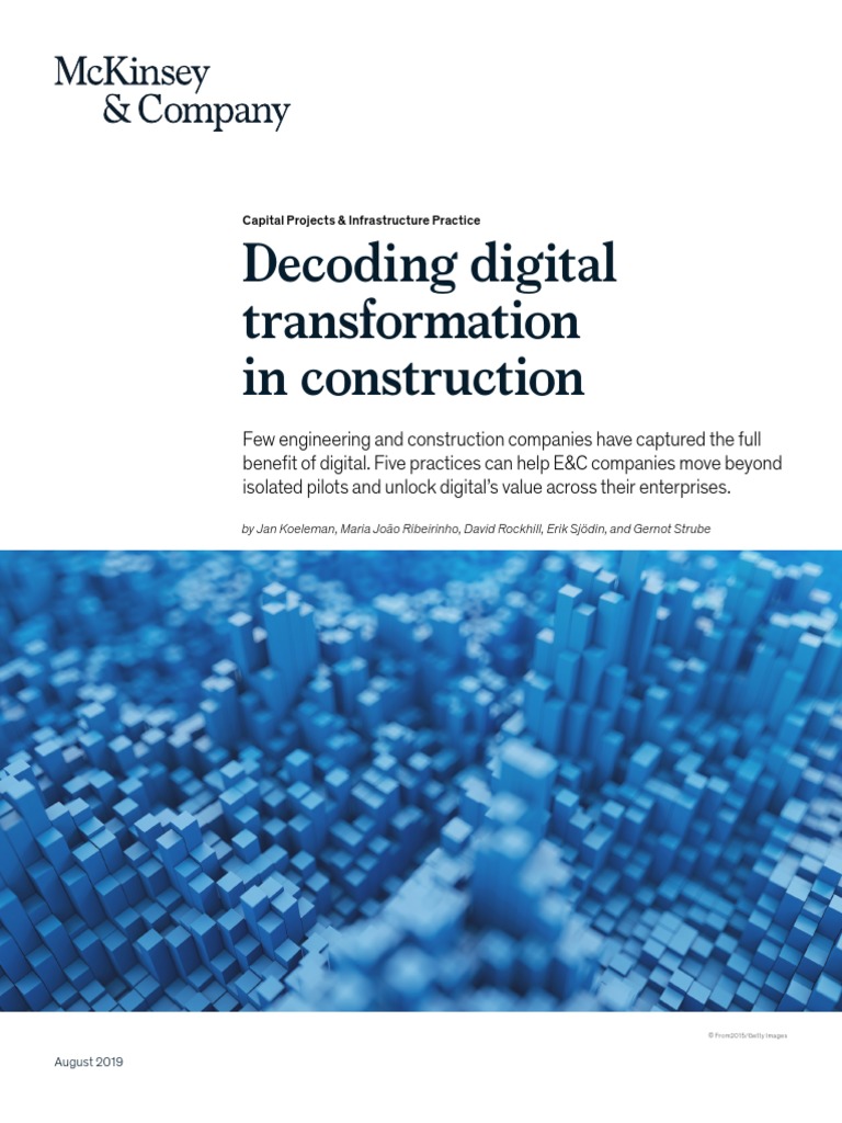 Decoding Digital Transformation In Construction Vf Pdf Pdf Business