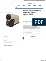 Model 41 Commercial Electric Pencil Sharpener