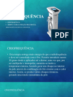 Criofrequência: HIFU multifocal para redução de gordura e flacidez