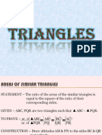 TRIANGLES Theorems 10th