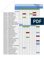 Rekapitulasi Absensi Mahasiswa Pai Kelas A10 Semester Dua