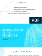 Generalidades de Los Proyectos