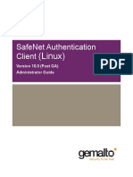 007-013842-001 - SafeNet Authentication Client - 10.0 - Post GA - Linux - Administrator - Guide - Rev B PDF