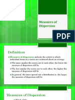 Measures of Dispersion PDF
