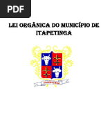 Lei Organica Itapetinga