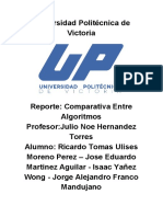 Reporte - Comparativa Entre Algoritmos - Practica Final