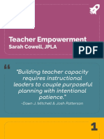 Teacher Empowerment Artifact - S