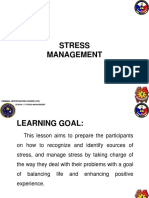 Stress Management: Criminal Investigation Course (Cic)