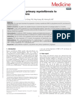 Medicine: Progression of Primary Myelo Fibrosis To Polycythemia Vera