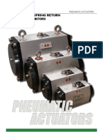 Double Acting/Spring Return Pneumatic Actuators