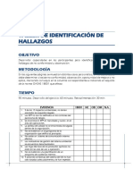 Identificación de Hallazgos