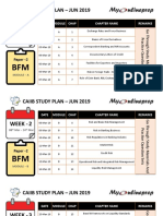 Caiib Study Plan From March 2019