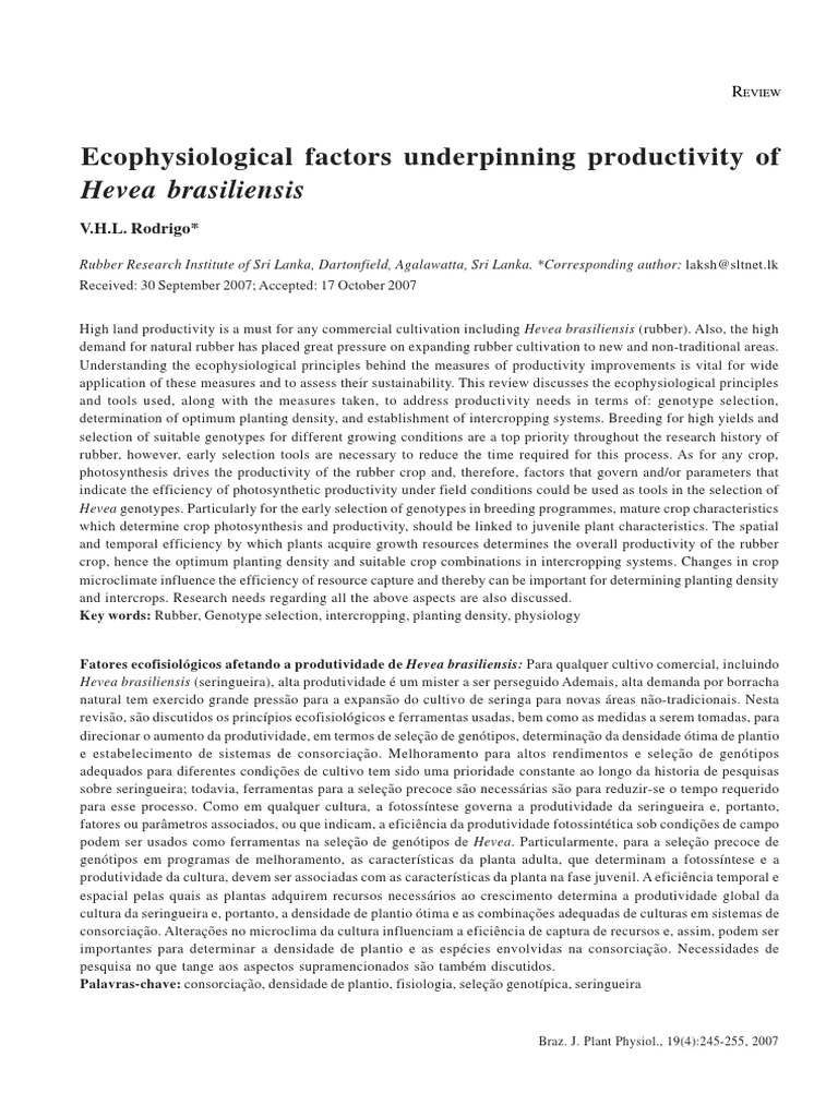 Ecophysiological Factors Underpinning Productivity of | PDF ...
