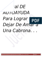 Manual para Dejar de Amar A Una Cabrona (Juan Enrique ZL)