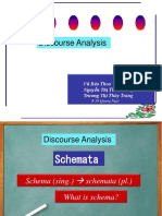 Discourse Analysis: Vũ Bảo Thoa Nguyễn Thị Thanh Truyền Trương Thị Thùy Trang