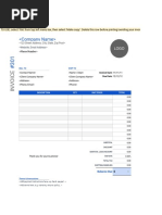 Invoice Template Side Tilt 1