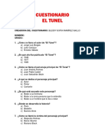 Cuestionario El Túnel