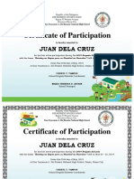 2019 Brigada Eskwela Sample Certificate