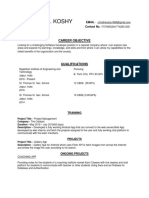 Christin .B. Koshy CV