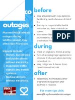 Electric Outage Flyer