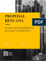 Proposal Rencana Bisnis: Usaha Jasa Transportasi Bus Akap & Pariwisata
