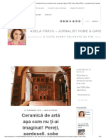 Articol - Ceramica de Arta