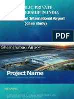 Public Private Partnership in India: Hyderabad International Airport (Case Study)