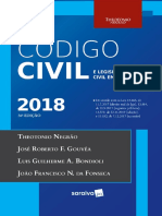 Código Civil E Legislação Civil em Vigor (2018) - Theotonio Negrão PDF