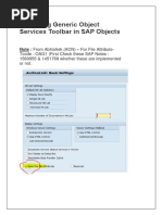 Activating Generic Object Services (GOS) Toolbar in SAP Objects