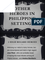 Other Heroes in Philippine Settings